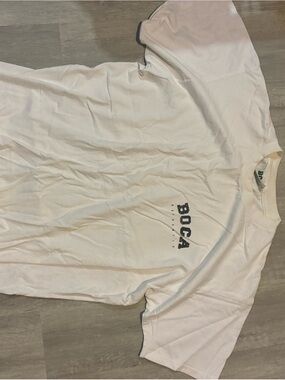 BOCA White Short-Sleeve Logo Tee